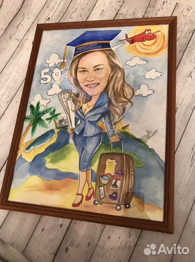 Шарж по фото на заказ