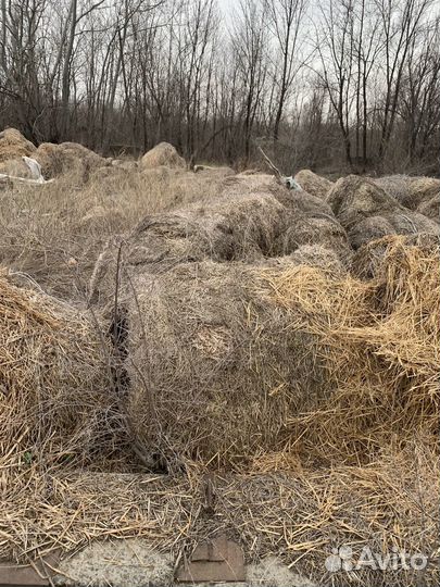 Солома в рулонах