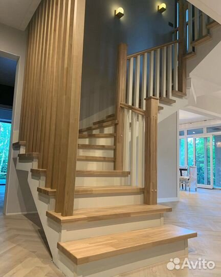 Лестница из дуба
