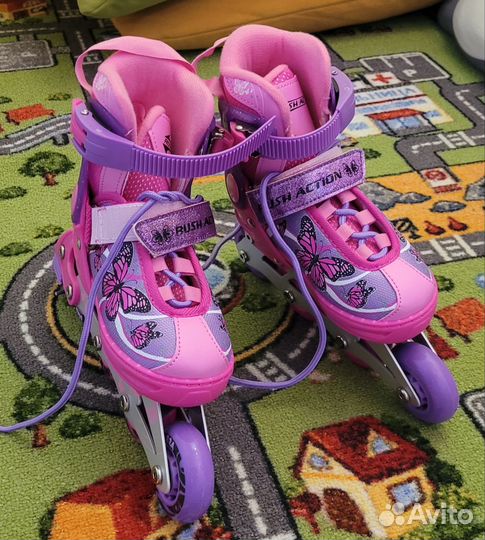 Роликовые коньки детские раздвижные 29-32