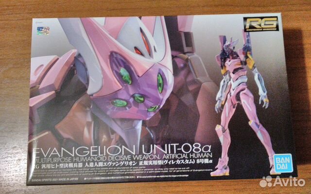 Модель Evangelion Unit-08 фирмы Bandai