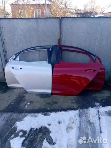 Двери Хендай Солярис 2 б/у оригинал