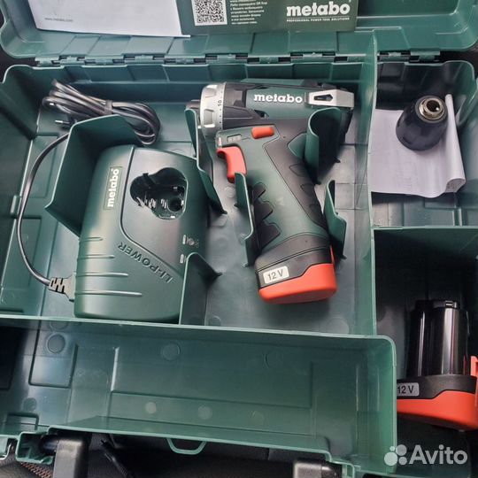 Новый шуруповерт metabo powermaxx BS 12