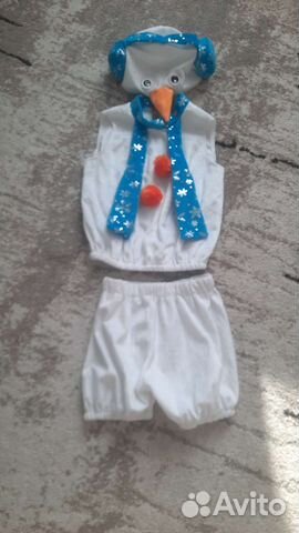 Костюм снеговика для мальчика