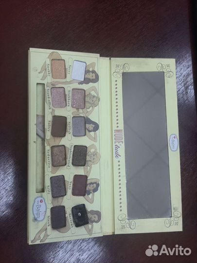 Тени Nude the balm