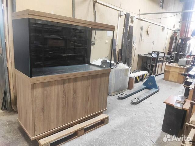 Аквариум из оптивайт 15 мм в отделке пластик абс