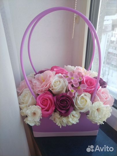 Буклеты из мыльных роз в наличии