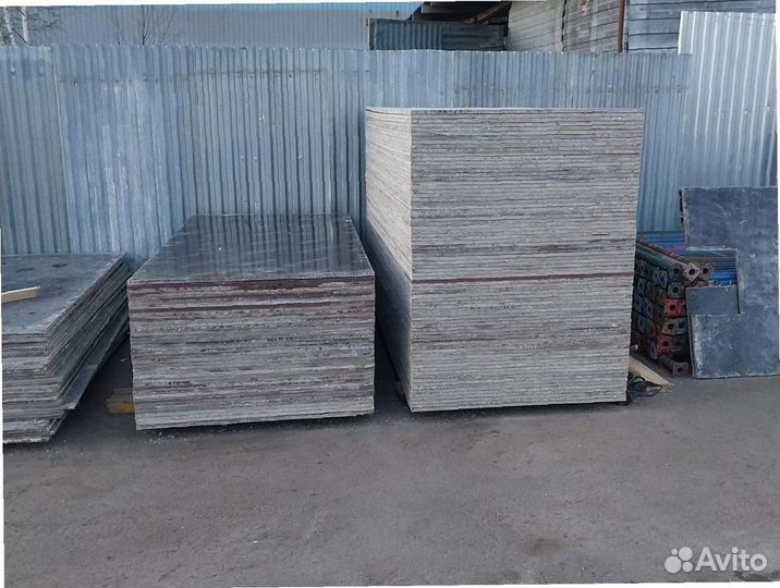 Фанера ламинированная новая и бу
