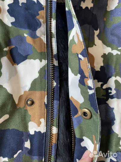 Yves salomol enfant парка зимняя шуба