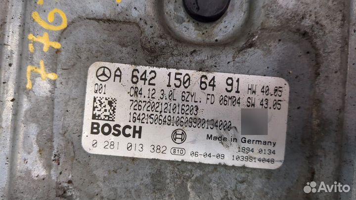 Блок управления двигателем Mercedes ML W164, 2006