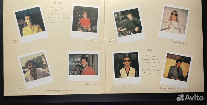 Paul McCartney – Pipes Of Peace (США 1983г.)