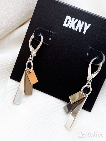 Новые серьги Dkny три цвета оригинал