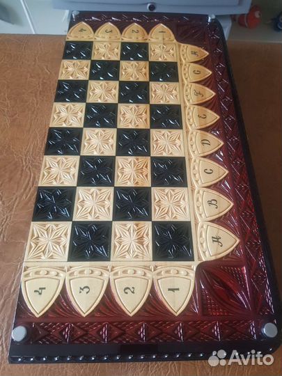 Шахматы, шашки, нарды 3 в 1