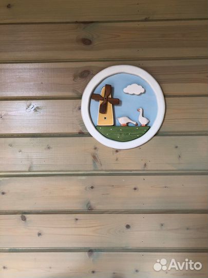 Объемная картина из дерева