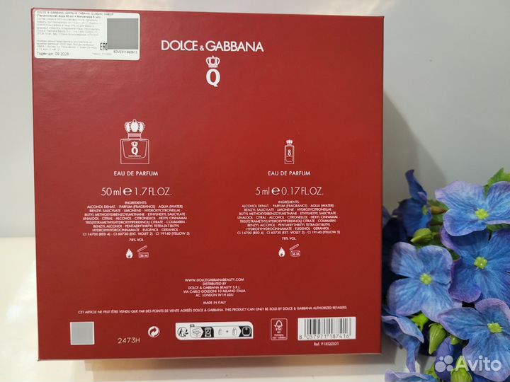 Духи dolce gabanna женские (набор)