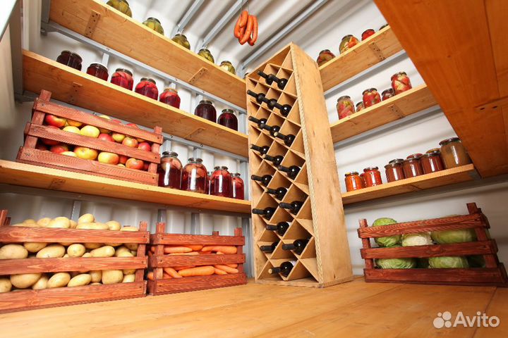 Бесшовный пластиковый погреб Тингард