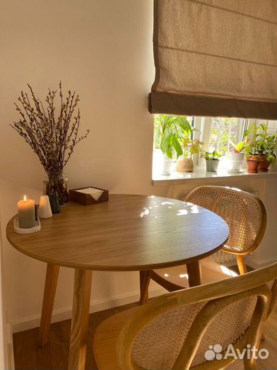 Стол круглый раздвижной