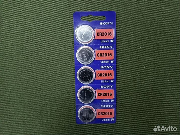 Батарейки Sony CR2016 5шт