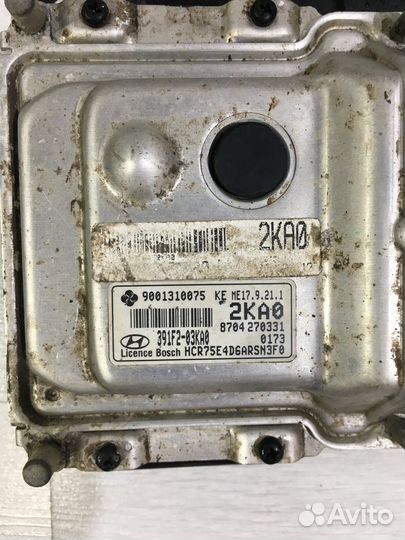 Блок управления двигателем hyundai solaris 2 1.4 м