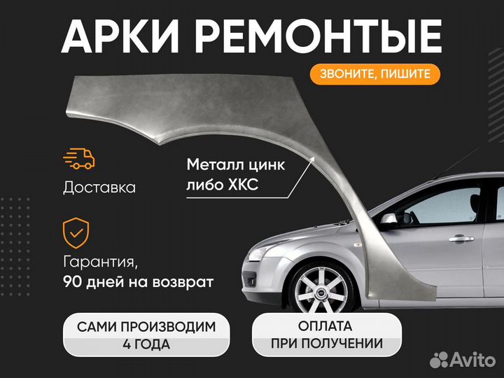 Ремонтные пороги Renault Logan