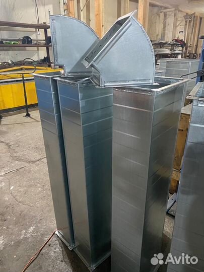 Воздуховоды тройники врезки отводы для вентиляции