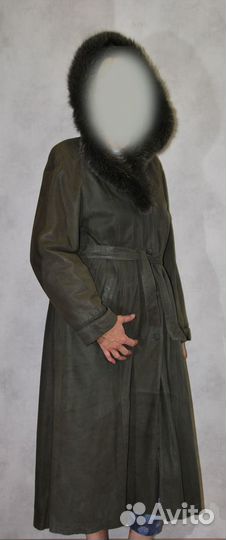 Пальто женское нубук