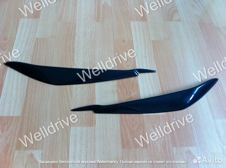 Накладки на фары BMW X5 E70 узкие тюнинг