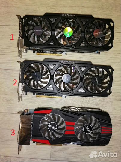 GTX760-2Гб- Лот-4шт/gddr5/256bit