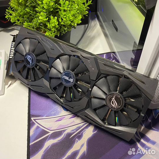 Лучшая GTX 1060 6GB asus ROG strix