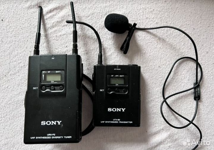 Радио петличка sony