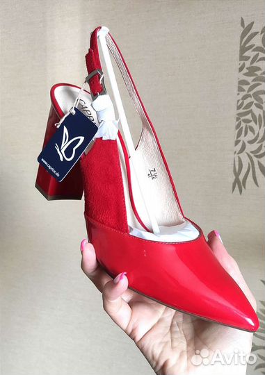 Туфли босоножки натуральная кожа р.41, Германия