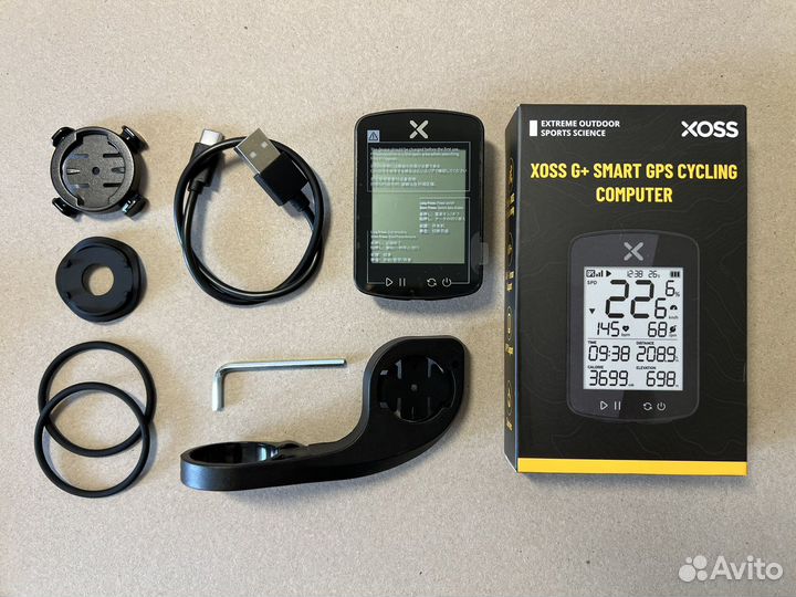 Велокомпьютер Xoss G2+ GPS / strava