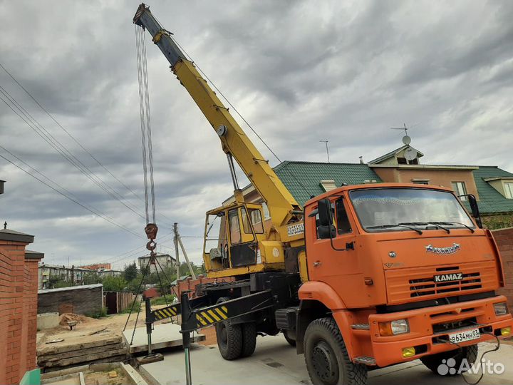 Аренда и услуги автокрана, 16 т, 18 м