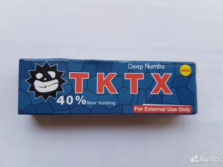 Обезболивающий крем для тату tktx