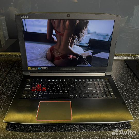 Игровой ноутбук Acer predator i7-8750/gtx1060/16g