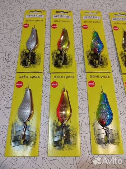 Блесна двойная, шумовая