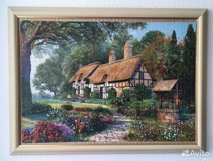 Картина из пазлов Дом. 69х47 Малыш. 69х48