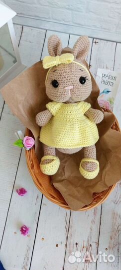 Зайка ручной работы