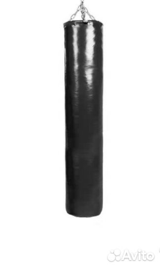 Боксерский мешок 44кг чёрный пвх плотность 650гр