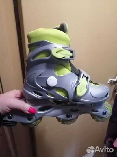 Роликовые коньки детские раздвижные