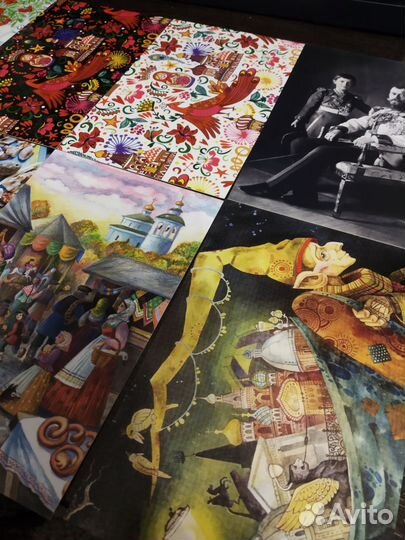 Почтовые открытки с русской темой, посткроссинг