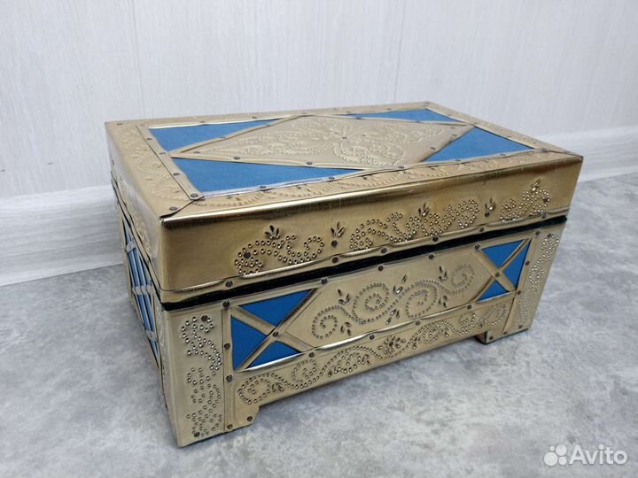 Шкатулка мини-сундучок ручная работа