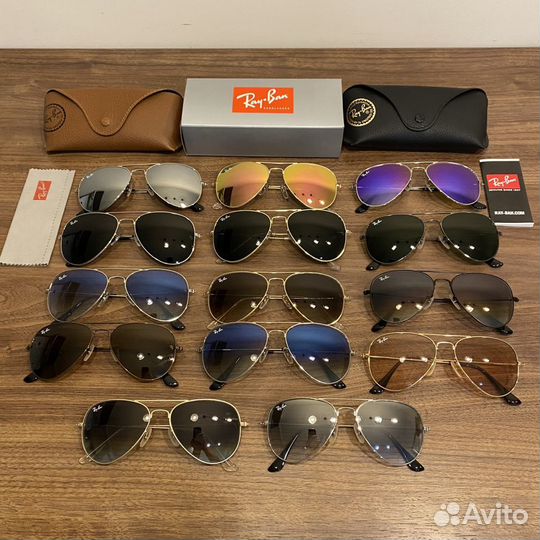 Солнцезащитные очки RAY BAN рей бен райбан стекло