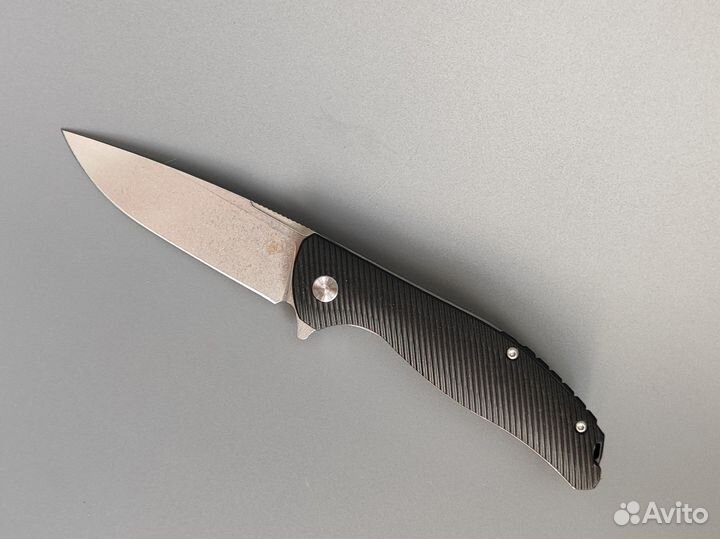 Складной туристический нож D2