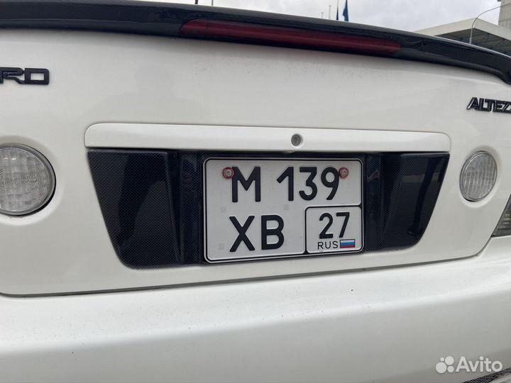 Рамка под номер altezza lexus is200 is300