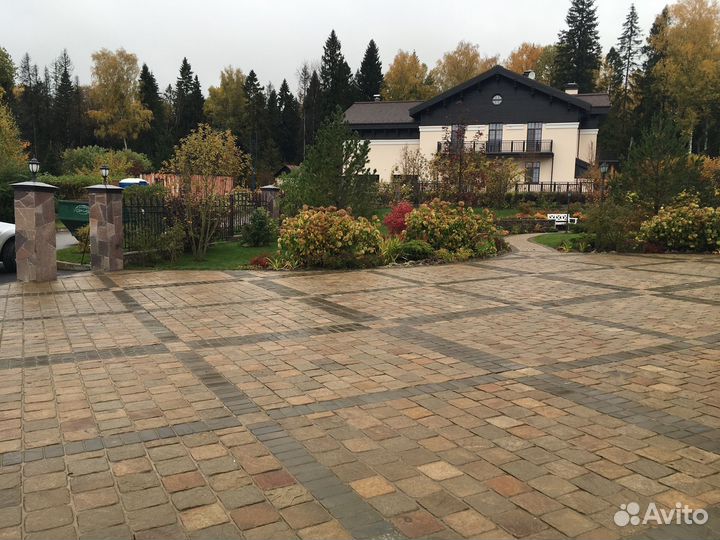 Брусчатка полнопиленная из гранита Режевский