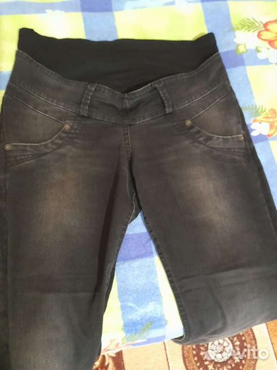 Брюки джинсовые для беременных