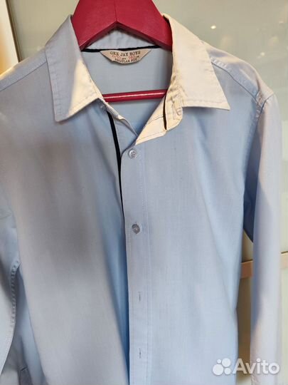 Рубашки школьные для мальчика р. 134-140