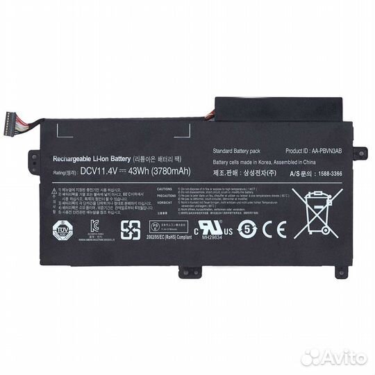 Аккумулятор Samsung 370R5E, 470R5E 11.4V 43Wh