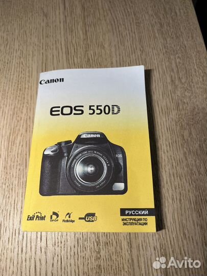 Зеркальный фотоаппарат canon 550d